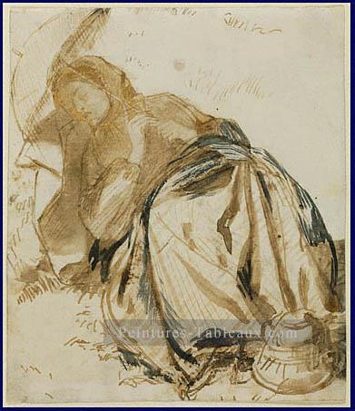 Elizabeth Siddal2 préraphaélite Fraternité Dante Gabriel Rossetti Peintures à l'huile